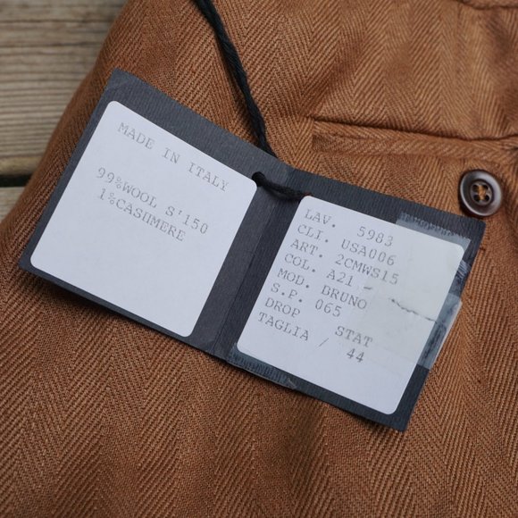 NWT Giorgio's of Palm Beach Pleated Linen Trousers - Picture 3 of 6